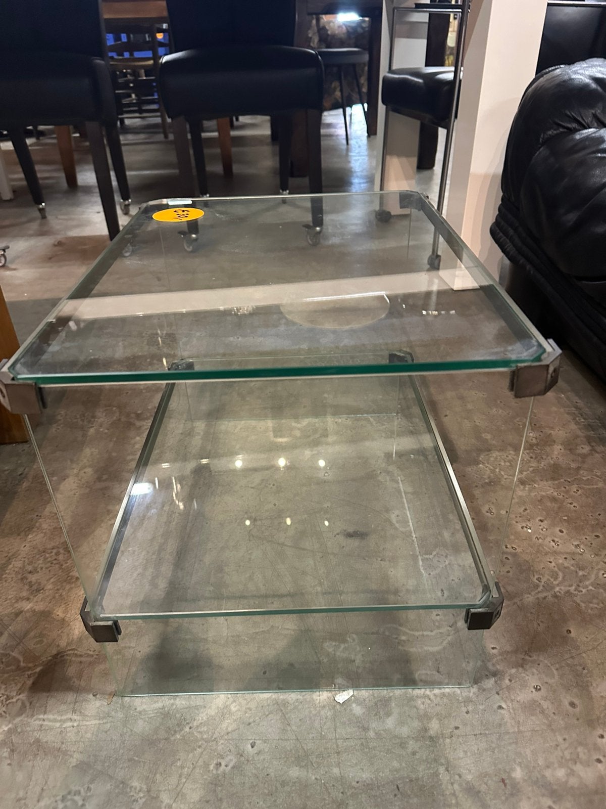 Design Glastafeltje, Minder dan 55 cm, Design, C, Ophalen of Verzenden