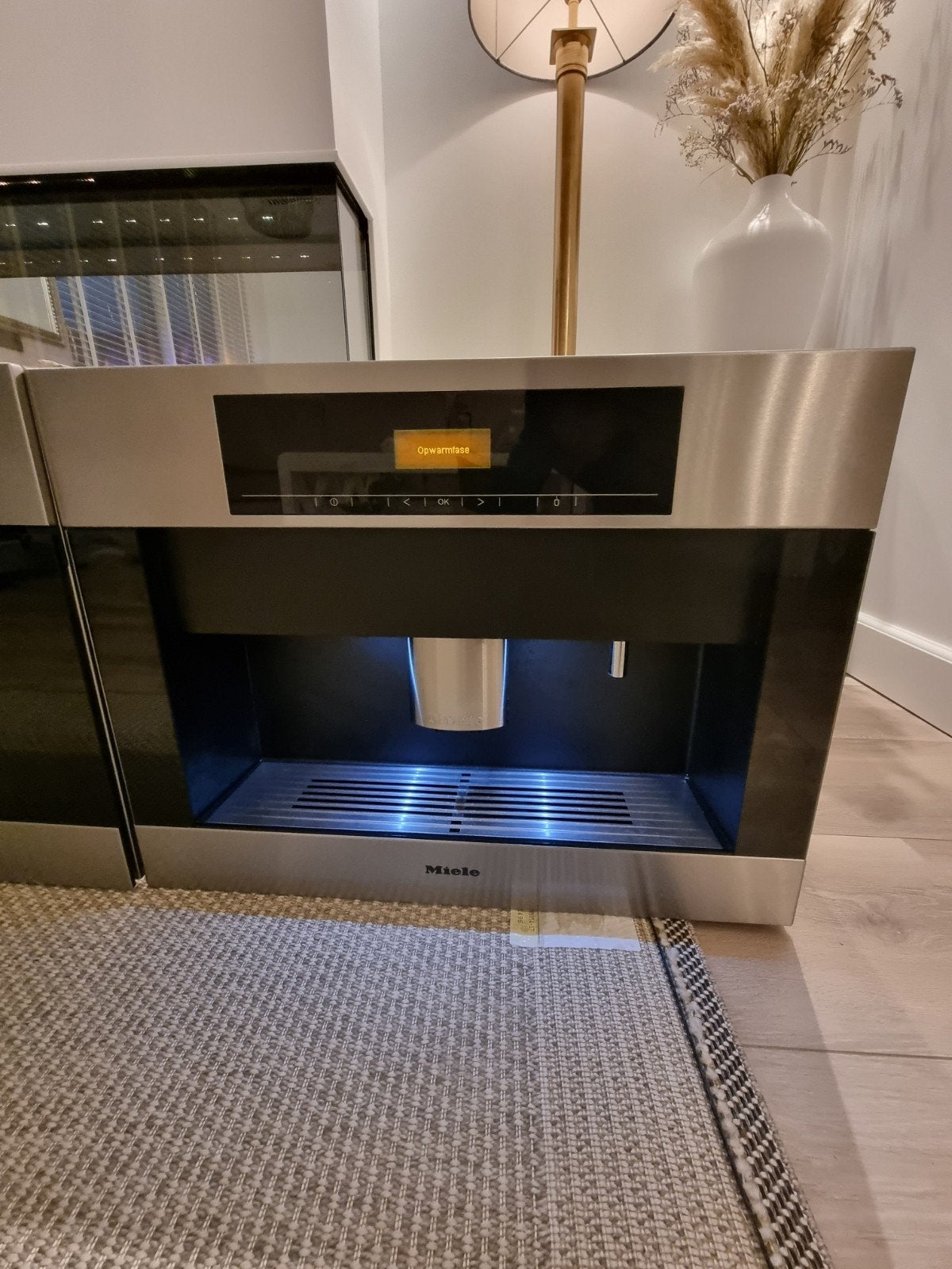 Luxe Miele set combi oven, combi stoomoven en koffiemachine, Ophalen, Afneembaar waterreservoir, 10 kopjes of meer, Koffiemachine