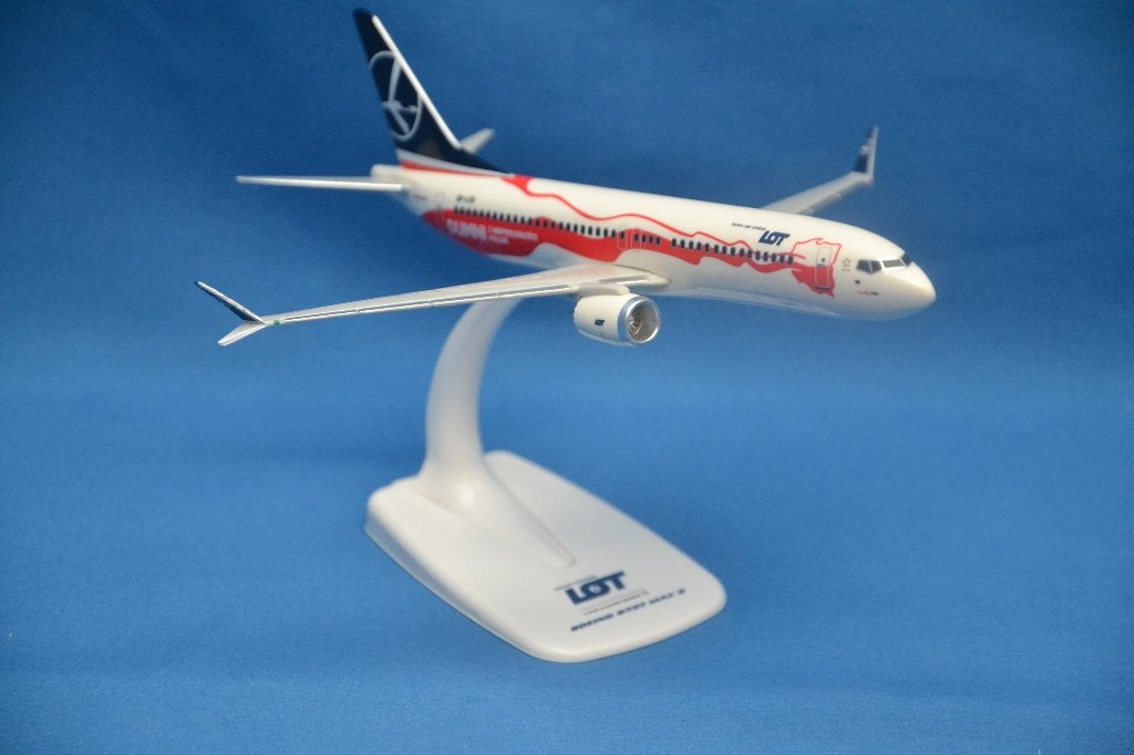 Boeing B737-MAX 8 LOT Proud special (nieuw), Overige merken, 1:200 of kleiner, ., Nieuw