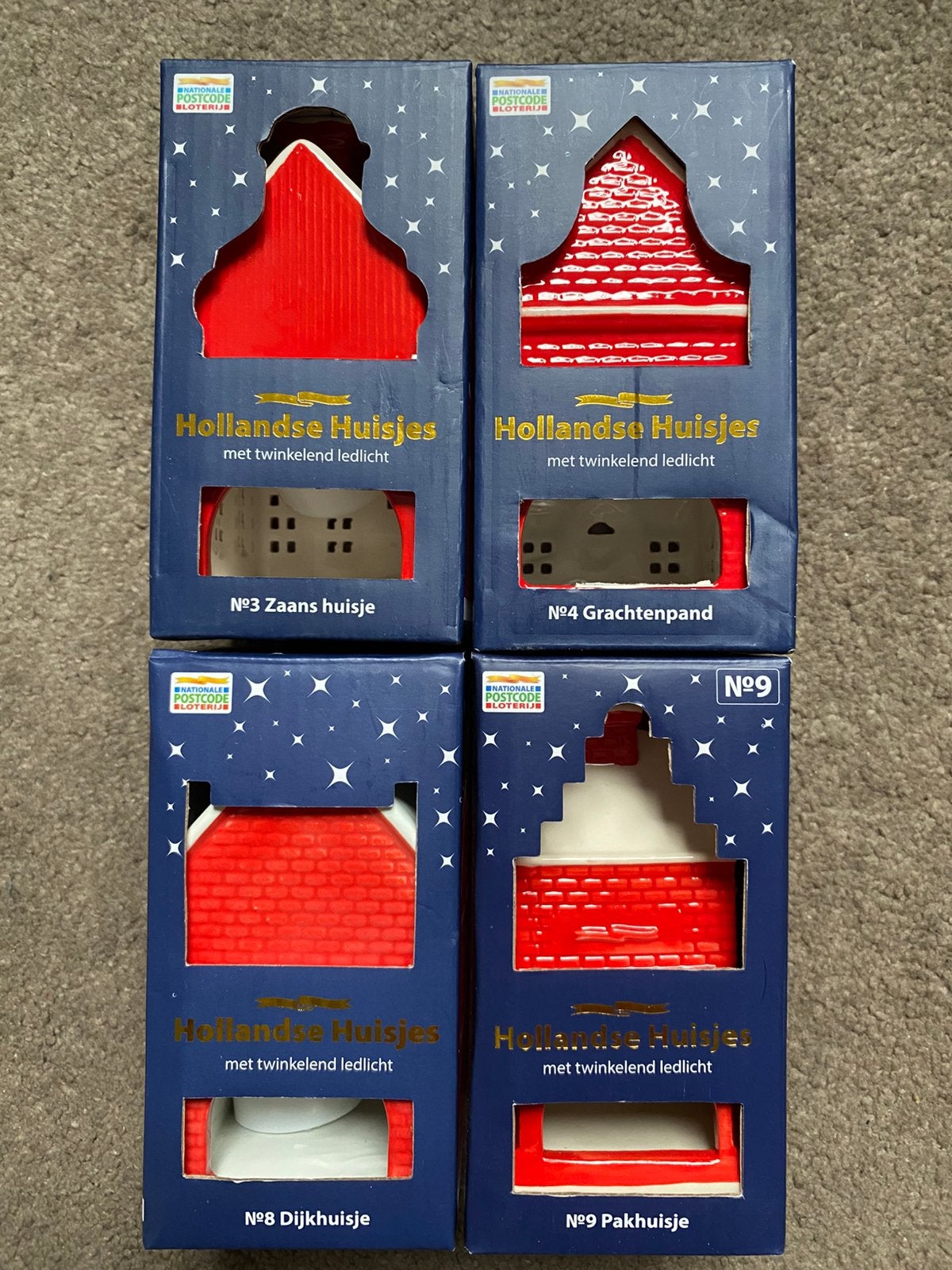 Hollandse Huisjes postcode loterij nieuw kerst, Ophalen of Verzenden, Nieuw