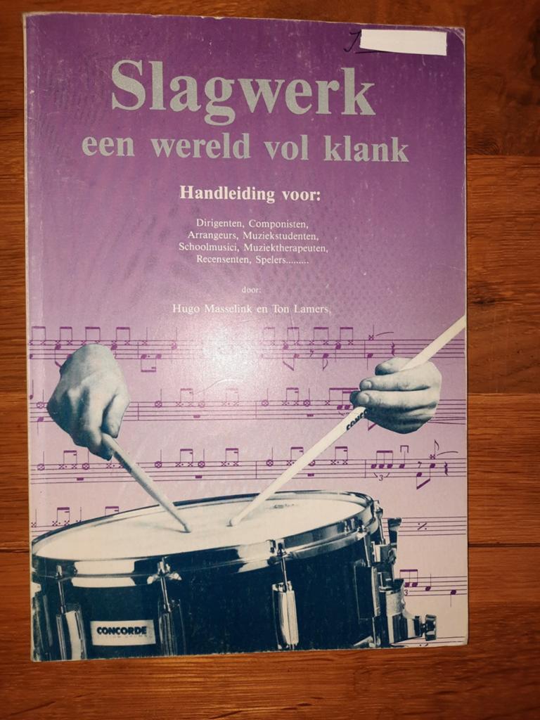 Masselink-Lamers: Slagwerk een wereld vol klank-bekend boek, Ophalen of Verzenden, Gebruikt, Yamaha
