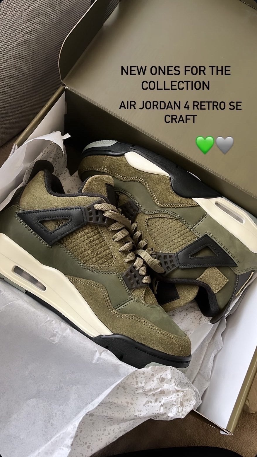 Nike Air Jordan 4 Retro SE Craft - Maat 40, Ophalen of Verzenden, Nieuw, Overige kleuren, Sneakers of Gympen