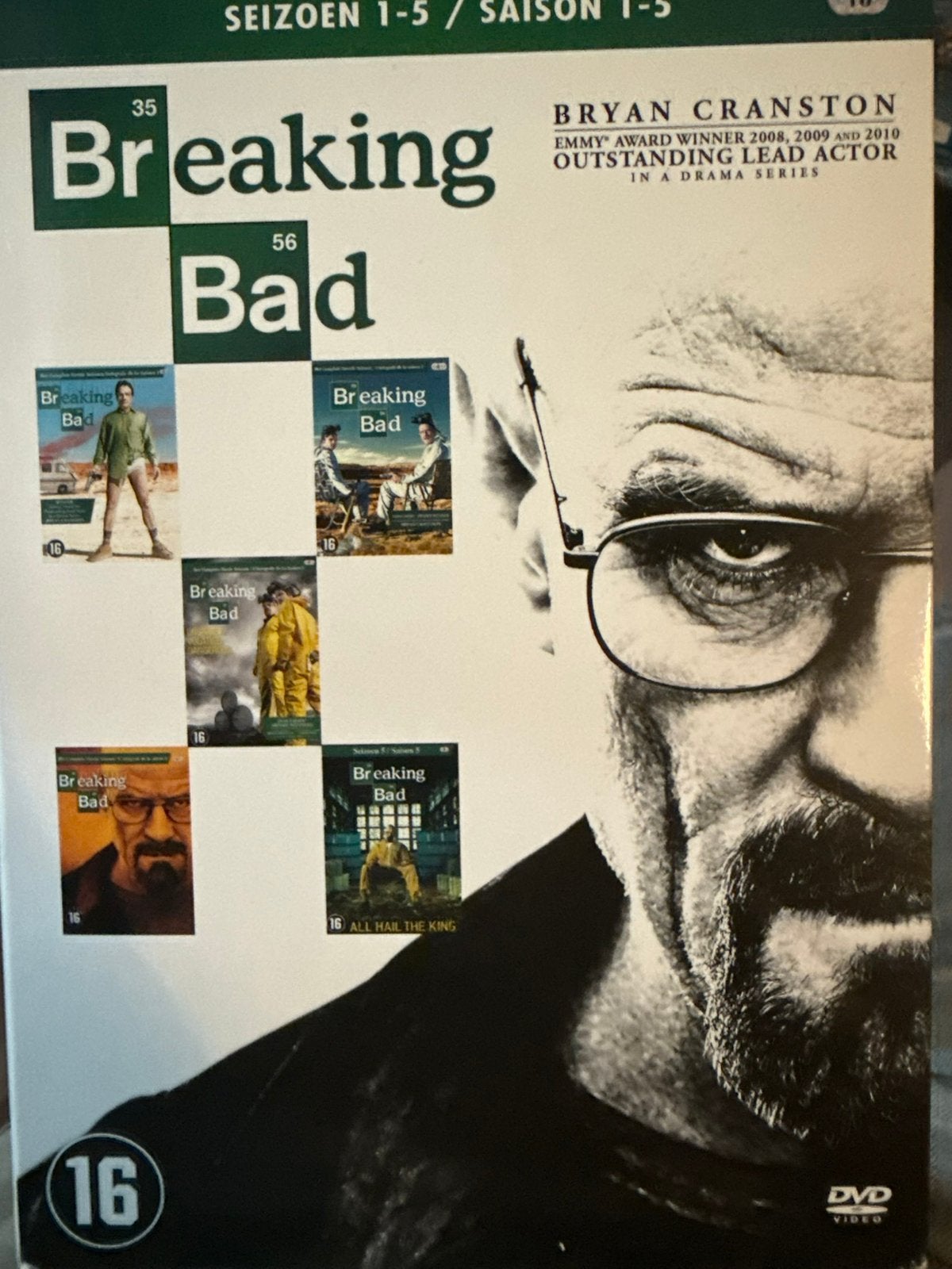 Breaking bad seizoen 1-5 compleet nederlands ondertiteld, Ophalen of Verzenden, Zo goed als nieuw