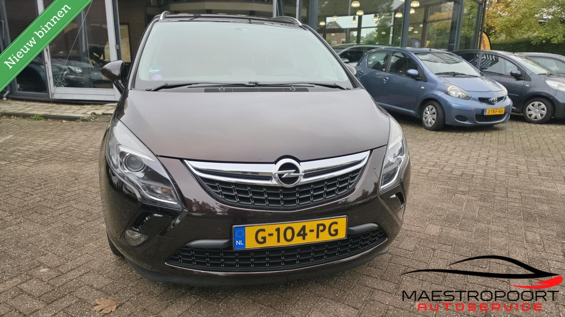Opel Zafira Tourer 1.4 Cosmo 140 PK – 7-Zitter – Veel Op, Auto's, Euro 5, Gebruikt, 4 cilinders, Bruin