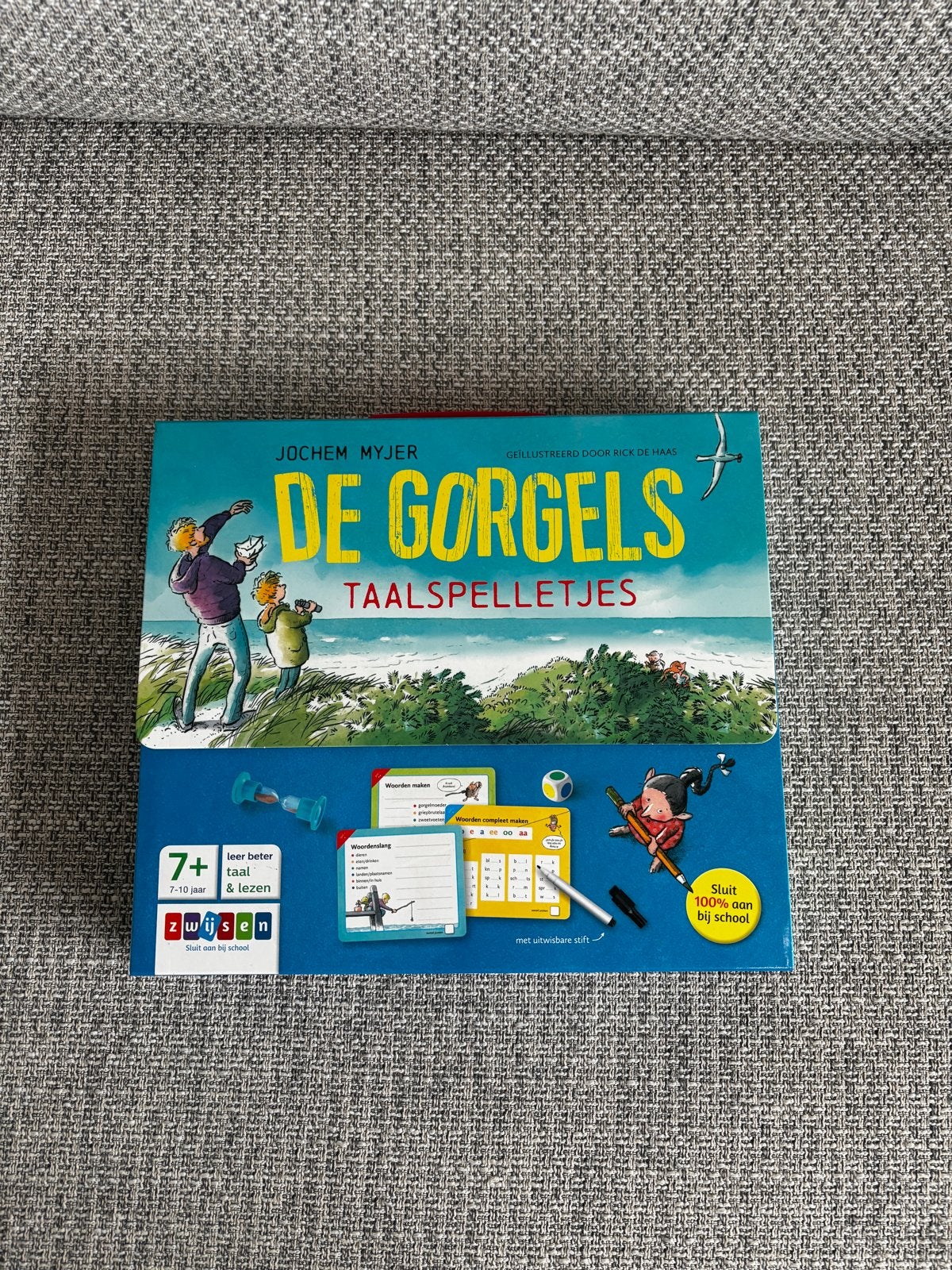 De Gorgels Taalspelletjes - Leerzaam bordspel, Een of twee spelers, Ophalen of Verzenden, Zo goed als nieuw