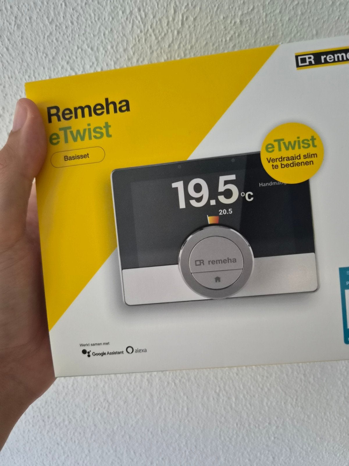Remeha eTwist Slimme Thermostaat - Nieuw in doos, Ophalen of Verzenden, Slimme thermostaat, Nieuw