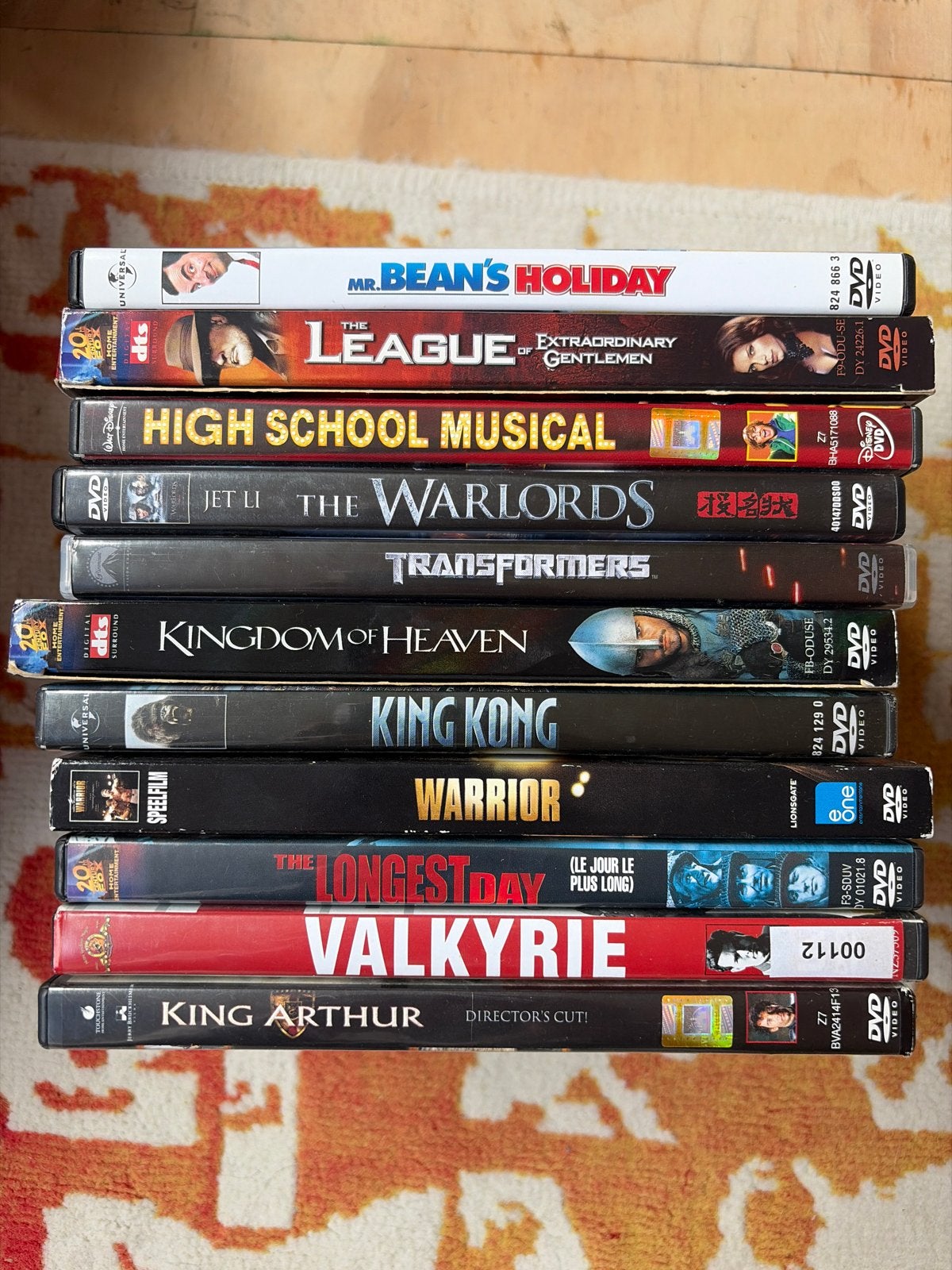 DVDs 11 films, o.a. Mr. Bean, Transformers, King K, Ophalen of Verzenden, Gebruikt