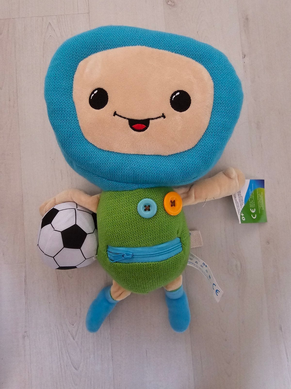 NIEUW voetbalmaatje (2x beschikbaar) knuffel pop, Ophalen of Verzenden, Nieuw, Overige typen