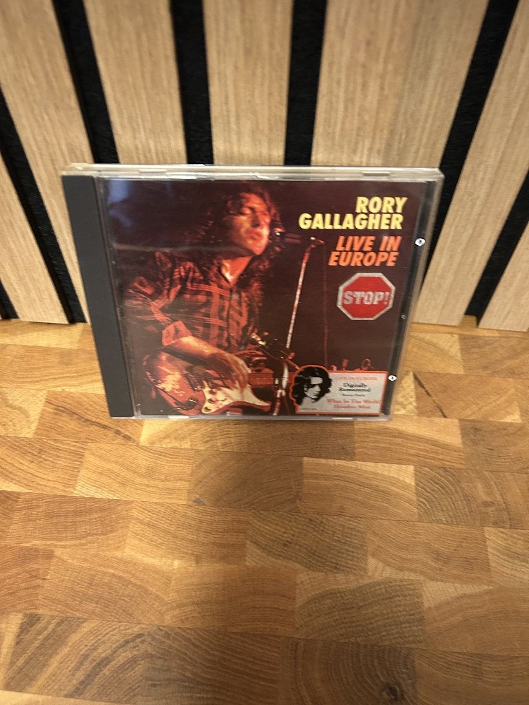 Rory Gallagher Live in Europe cd, Cd's en Dvd's, Ophalen of Verzenden, Gebruikt, Bluesrock