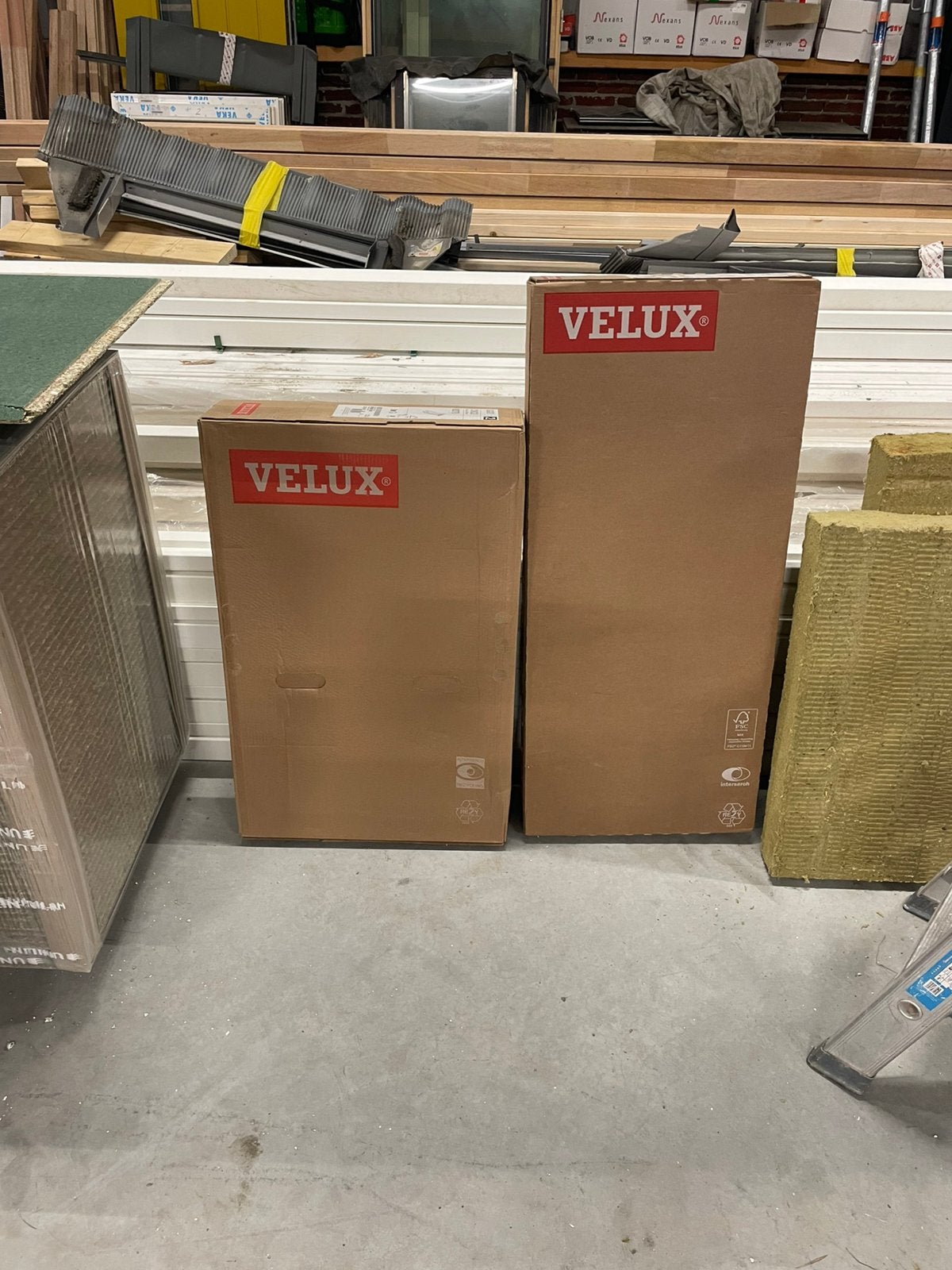 Veluxdakraam kunststof 55*78, Ophalen, Kunststof, Minder dan 3 meter, Zo goed als nieuw