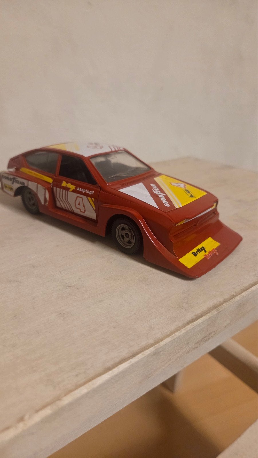 Vintage Alfa Romeo Alfetta GTV Rally modelauto van Polistil, Hobby en Vrije tijd, Ophalen of Verzenden, Gebruikt, Overige typen