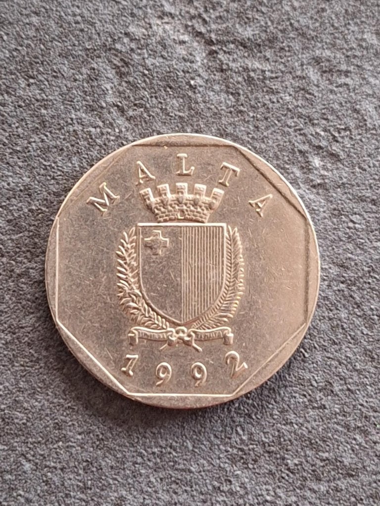 munt Malta 50 cents 1992, Ophalen of Verzenden, Overige landen, Losse munt