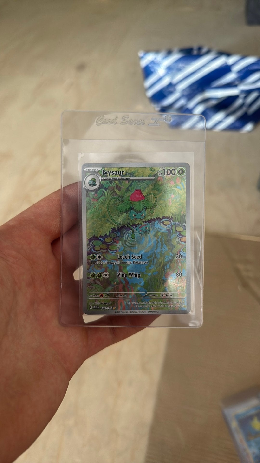 Ivysaur 151 full art 167/165, Ophalen of Verzenden, Zo goed als nieuw