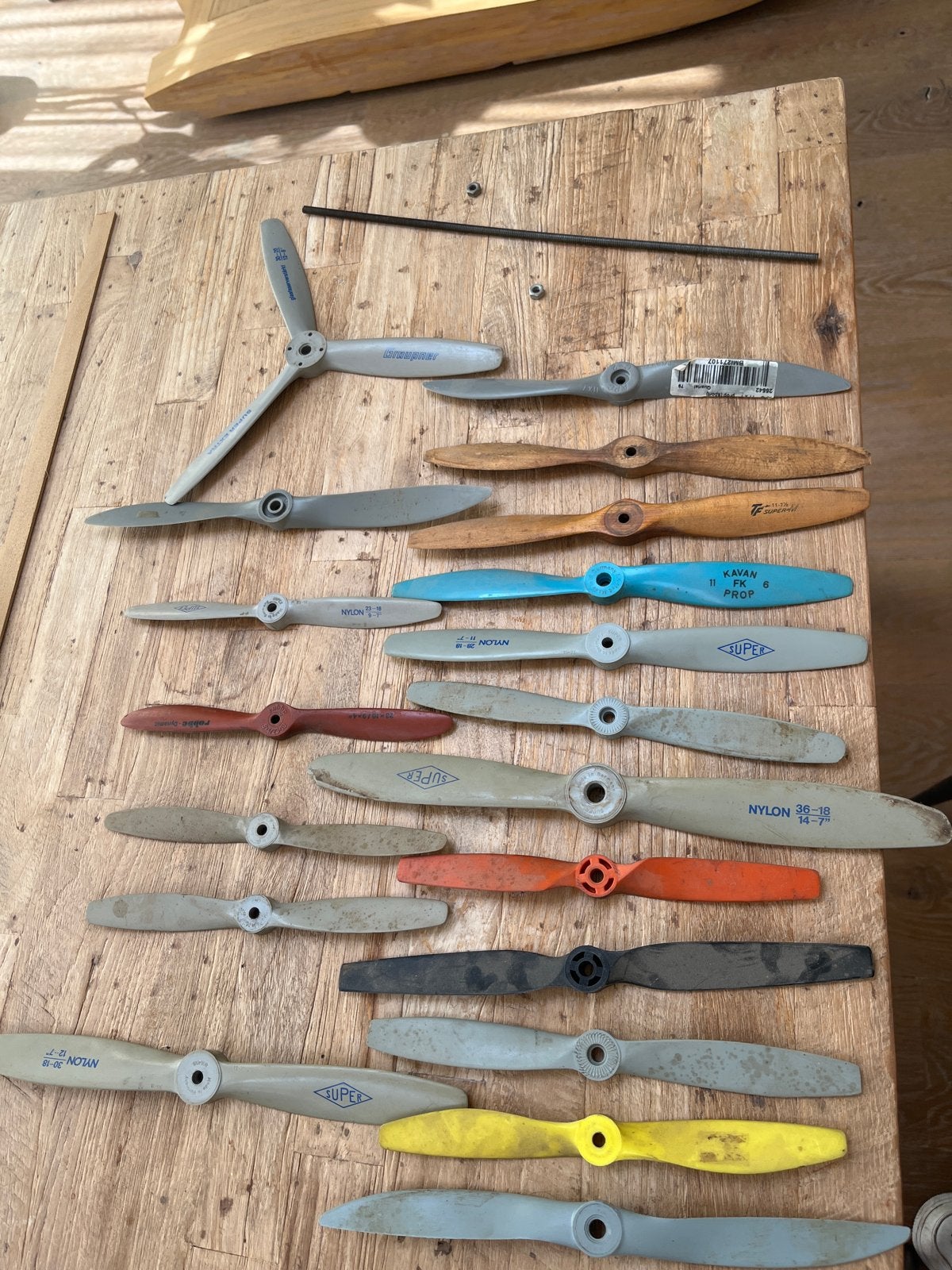 Diverse modelbouw propellers - set van 20+, Ophalen of Verzenden, Gebruikt, Overige typen