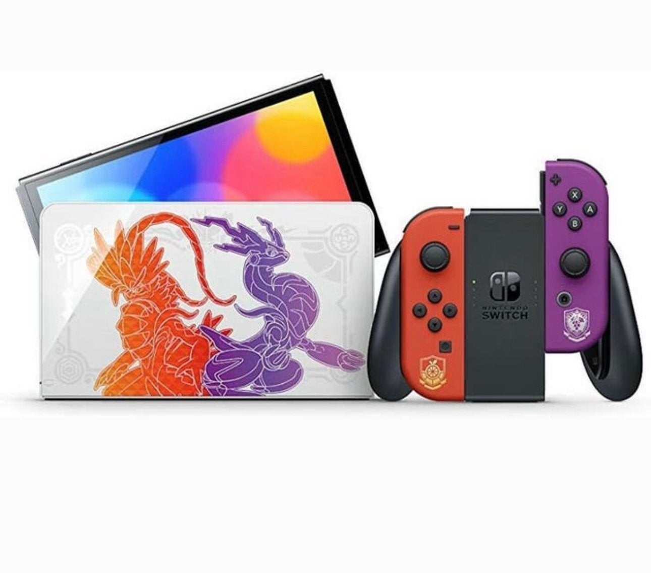 Nintendo Switch OLED Pokémon Scarlet & Violet Editie, Spelcomputers en Games, Spelcomputers | Nintendo Switch, Ophalen of Verzenden