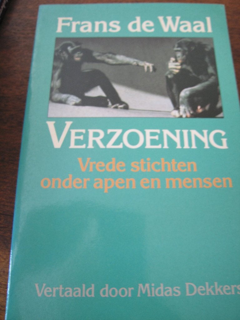Verzoening Frans de Waal, Boeken, Ophalen of Verzenden, Zo goed als nieuw, Vogels