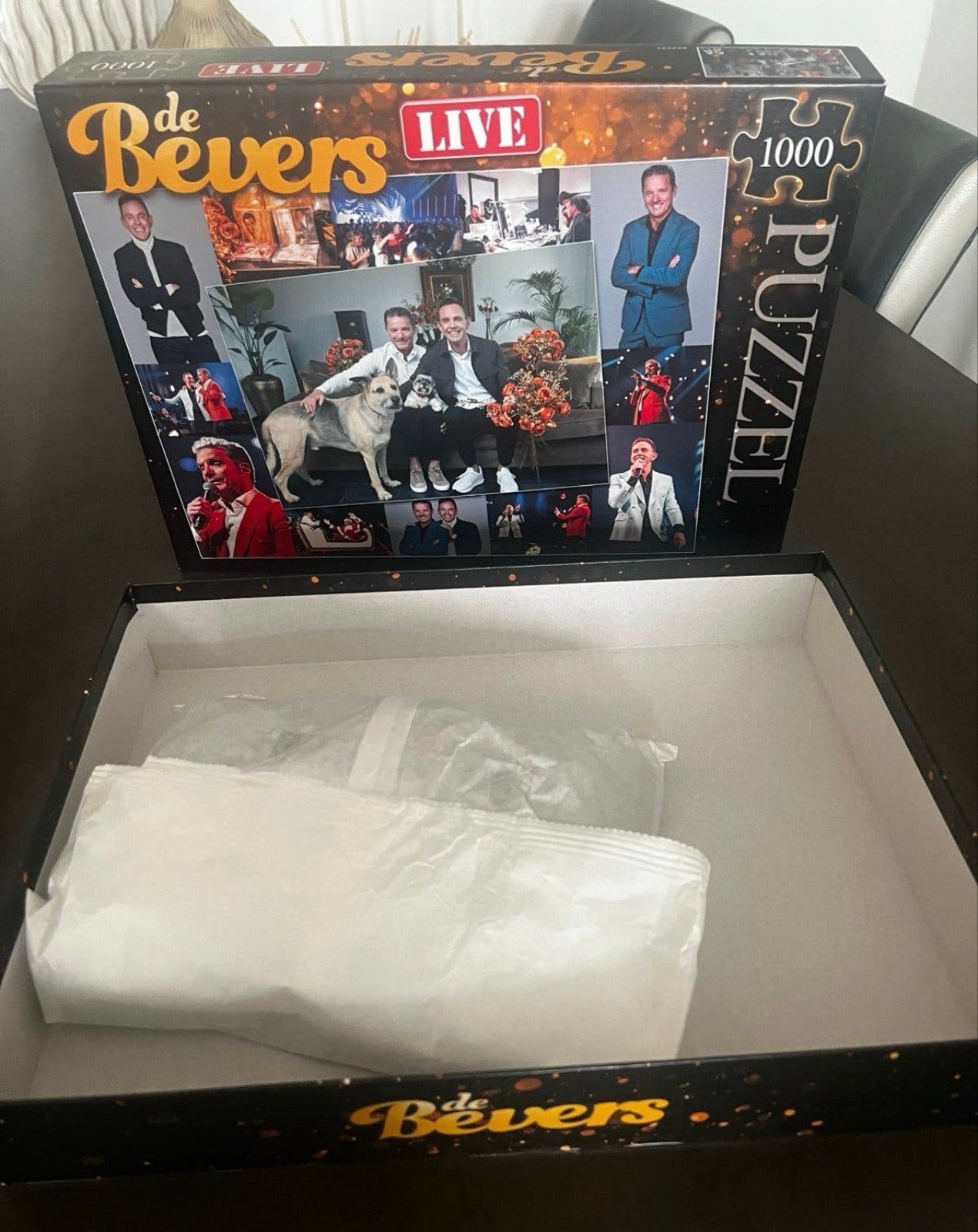 Puzzel John de Bever Live - 1000 stukjes, Ophalen of Verzenden, 500 t/m 1500 stukjes, Zo goed als nieuw, Legpuzzel