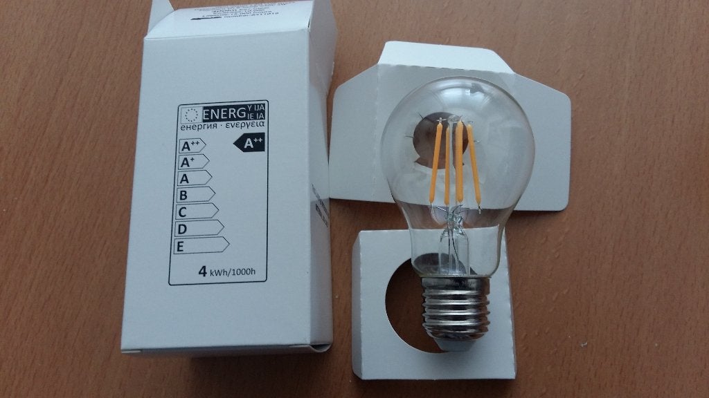 Doos á 5 stuks Calex A60 Led Full Glass GLS-Lamp Clear, Ophalen, Nieuw, E27 (groot), Led-lamp