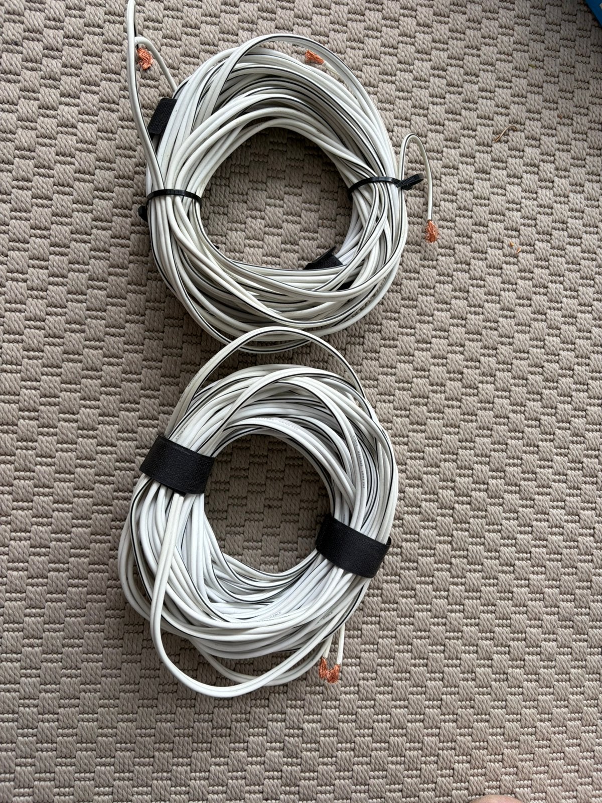 2x 15 meter Teufel luidsprekerkabel 22,5 mm², Ophalen, Zo goed als nieuw