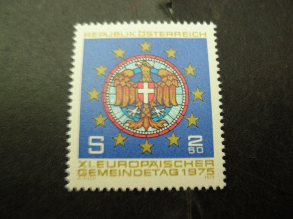 Cept/Verenigd Europa Oostenrijk 1975  meeloper, Postzegels en Munten, Postzegels | Europa | Overig, Verzenden, Overige landen