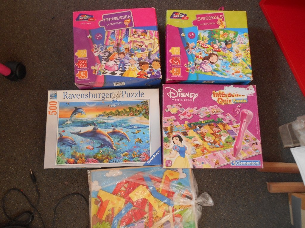 Mega Veel Puzzels Ravensburger Clementoni Comic Olympics, Ophalen of Verzenden, Meer dan 50 stukjes, Zo goed als nieuw, 6 jaar of ouder