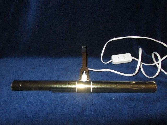 2 lichts schilderijlamp/pianolamp kastlamp, Gebruikt, IKEA, E14 (klein), Ophalen of Verzenden