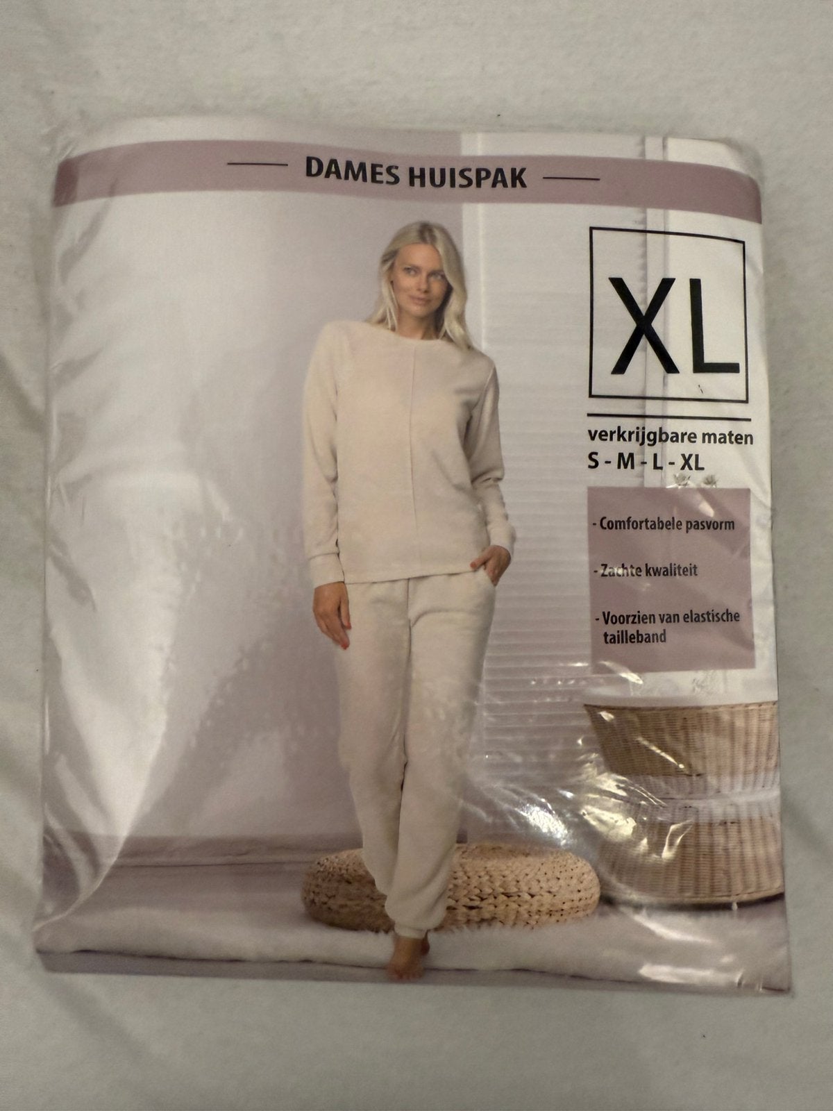 Dames Huispak, Ophalen of Verzenden, Nieuw, Maat 46/48 (XL) of groter, Beige