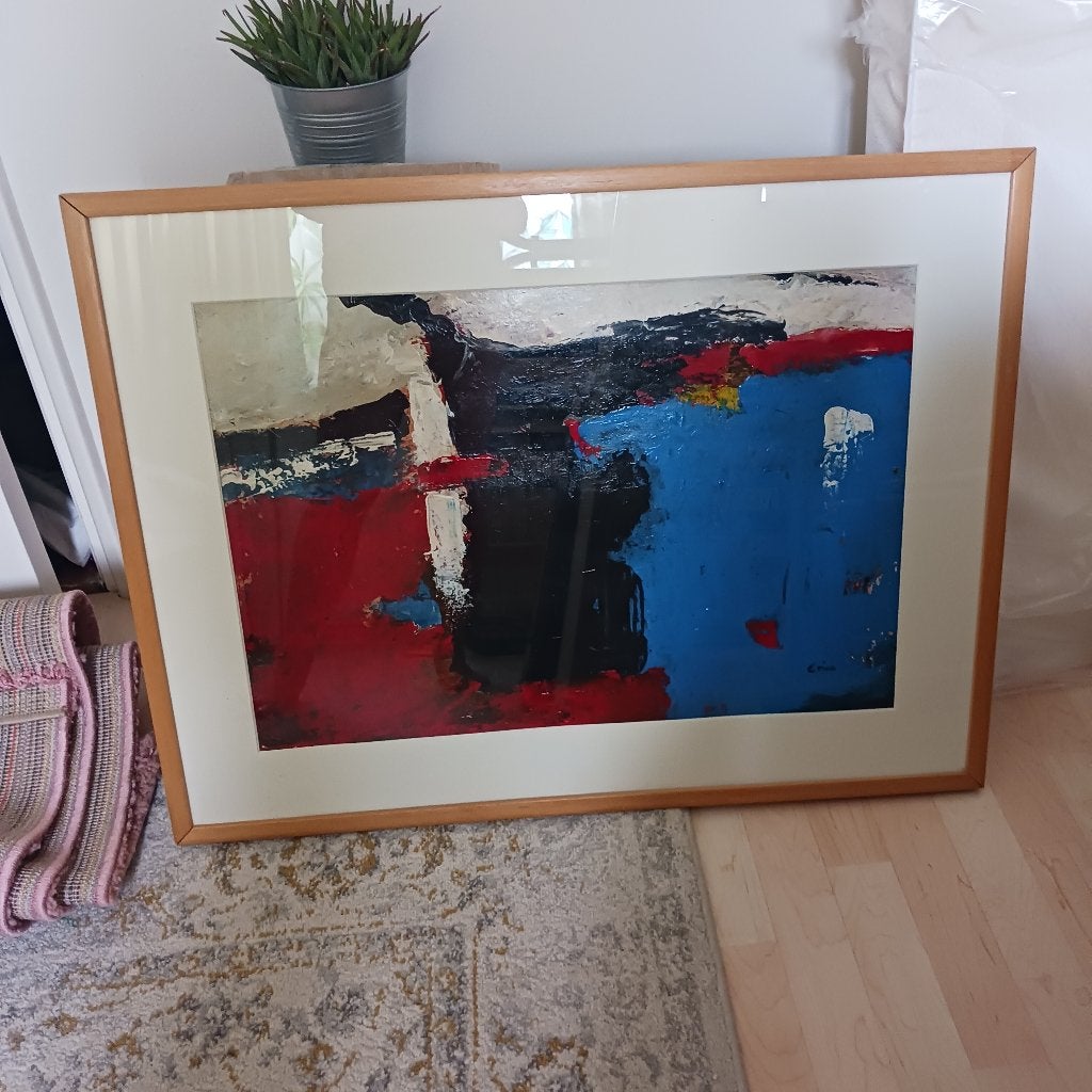 Schilderij, Antiek en Kunst, Kunst | Schilderijen | Klassiek, Ophalen, Overige stijlen, Overige ondergronden, Overige onderwerpen
