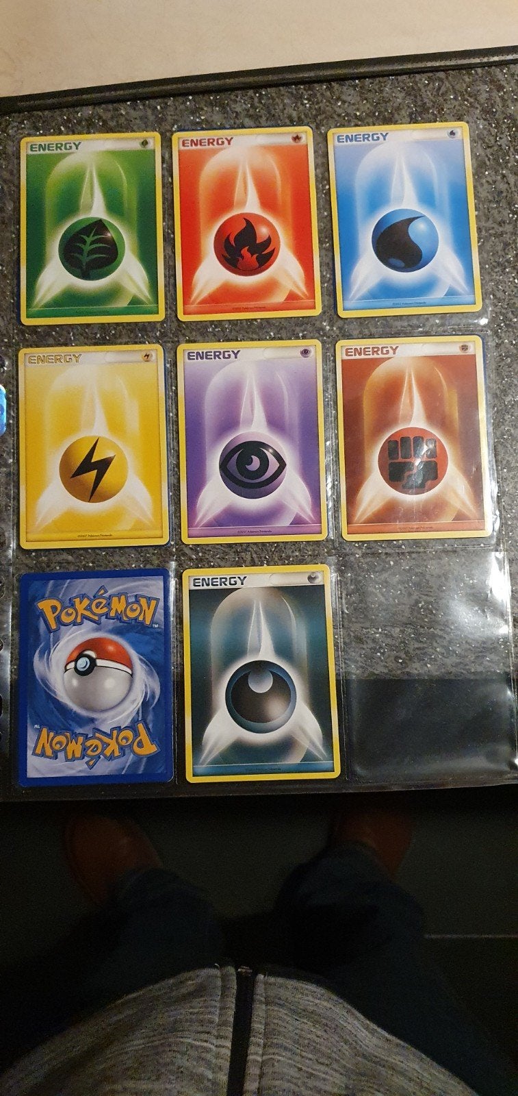 Pokémon Energy Kaarten Set 2007, Ophalen of Verzenden, Gebruikt, Meerdere kaarten