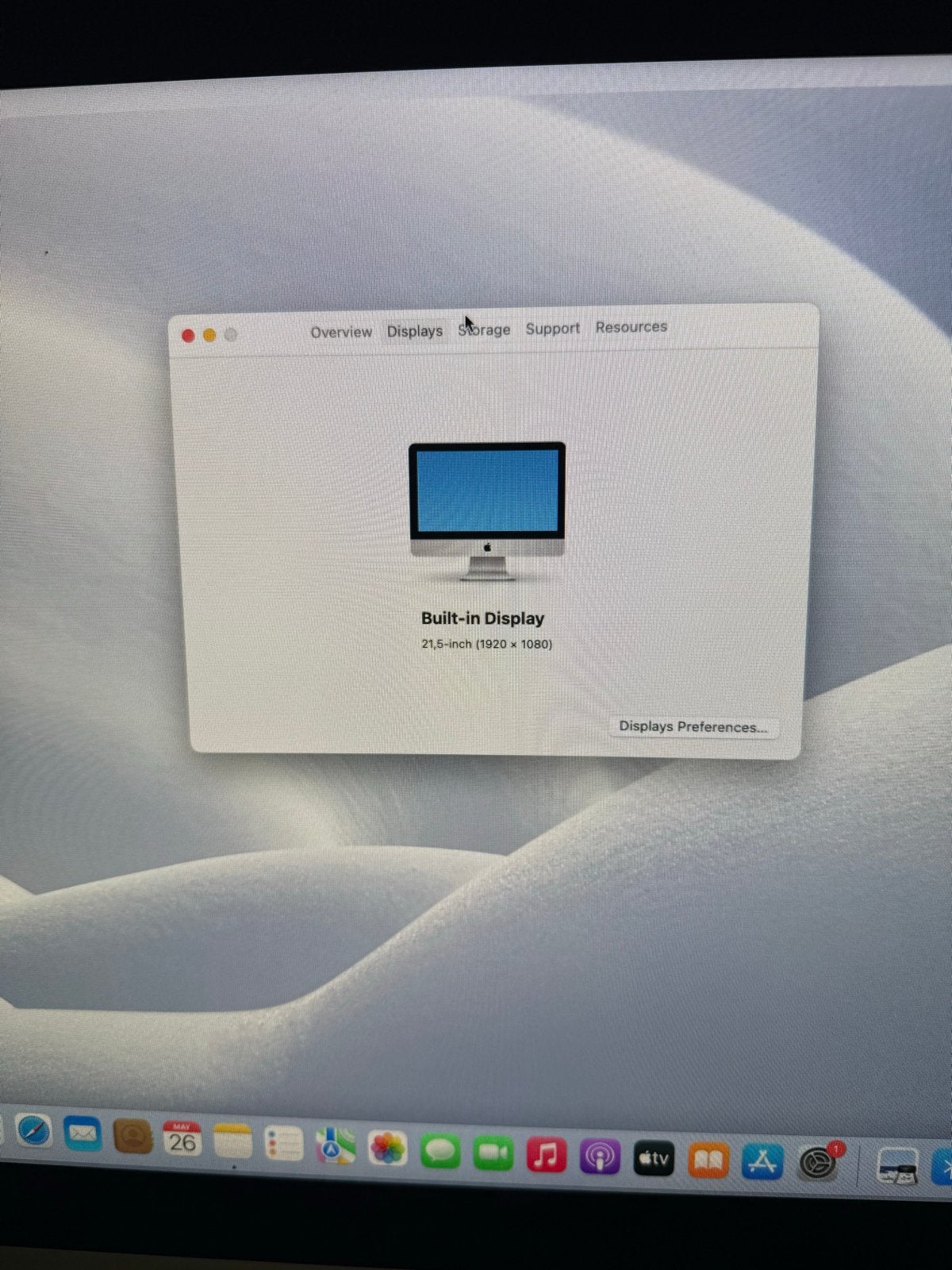 iMac (21.5-inch, Late 2015) met toetsenbord en muis, Computers en Software, Apple Desktops, Ophalen, Gebruikt, 8 GB, HDD