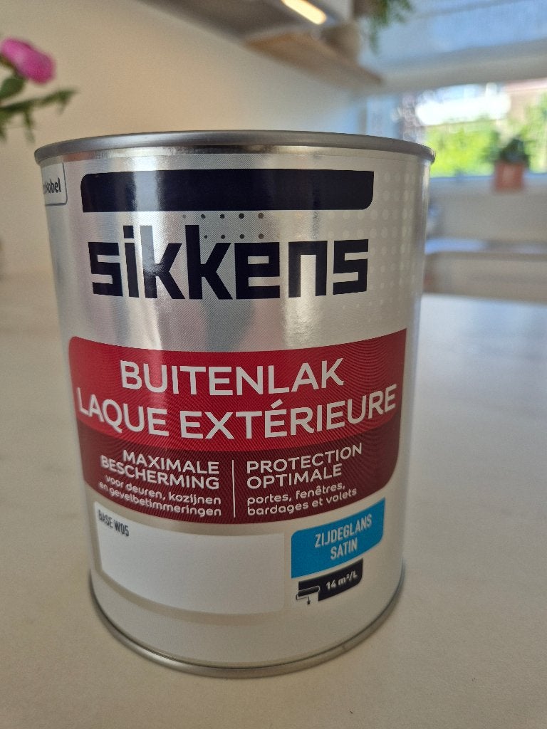 Sikkens buitenlak zijdeglans Rijks bruin, Bruin, Nieuw, Ophalen of Verzenden, Lak