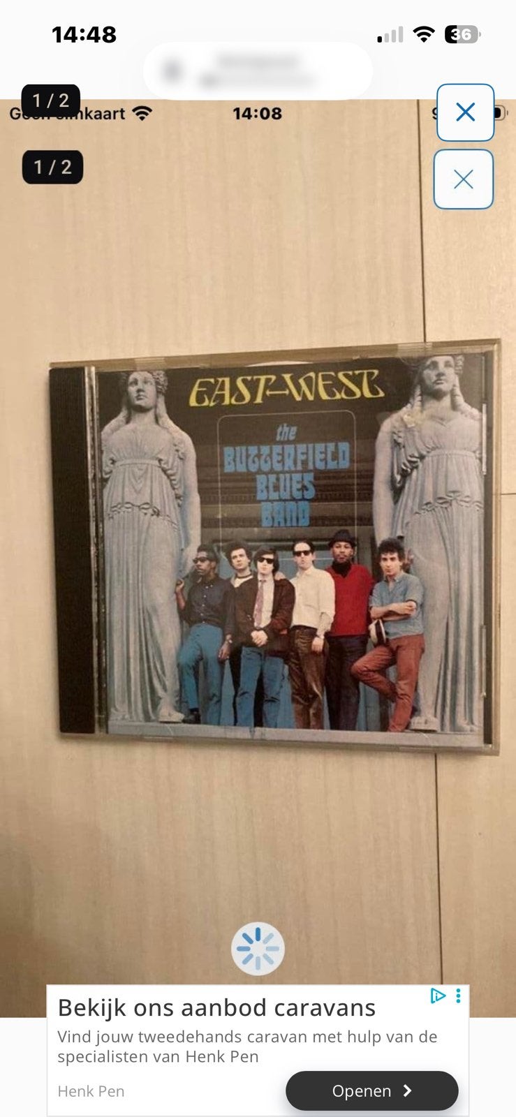 The Butterfield Bluesband - east-west (blues), Ophalen of Verzenden, Zo goed als nieuw, Blues