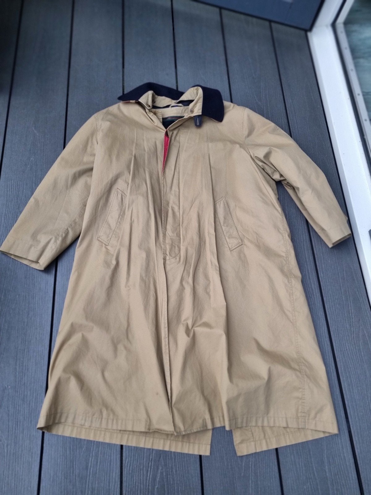 Gant Rough Weather Trenchcoat Maat L, Maat 52/54 (L), Beige, Ophalen of Verzenden, Gant