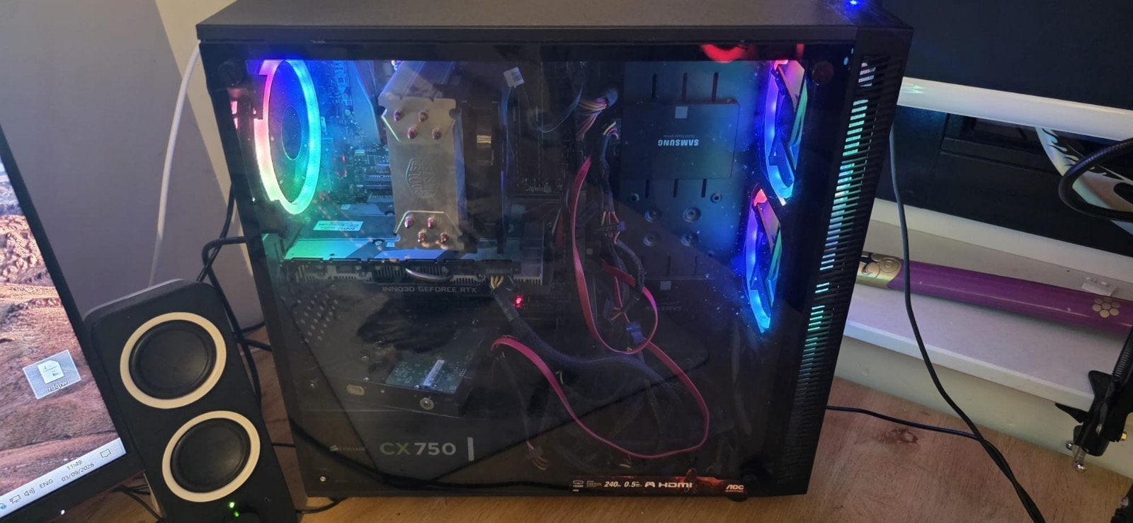 Gaming PC met RGB verlichting en krachtige specificaties, Ophalen, Gebruikt, Gaming, HDD