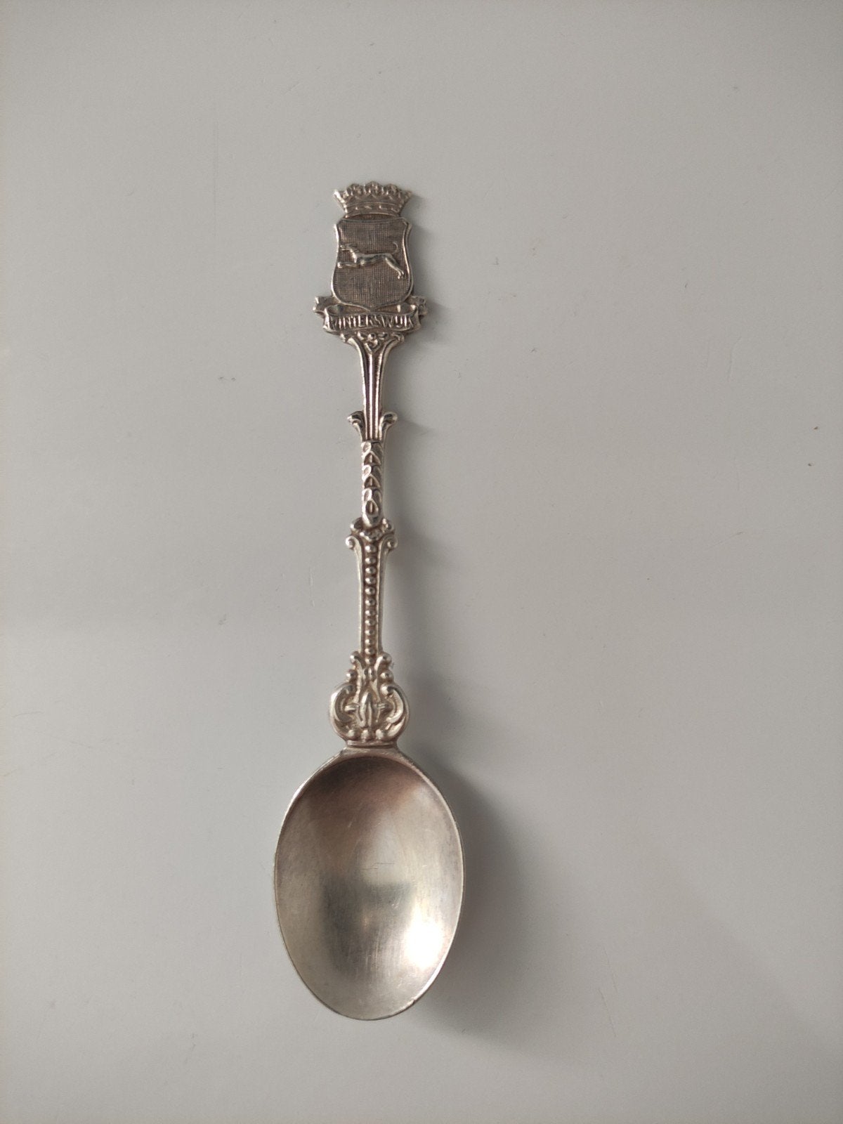 Verzilverd lepeltje Winterswijk, Antiek en Kunst, Ophalen of Verzenden