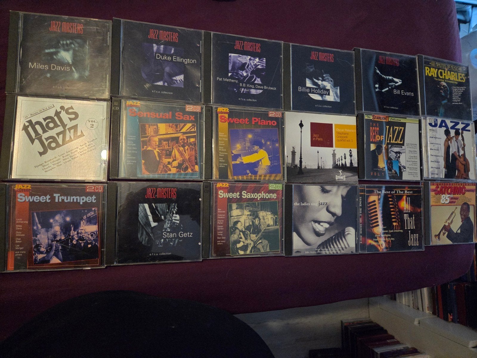 18 x Jazz cd's cd jazz masters the best of miles davis, Ophalen of Verzenden, Zo goed als nieuw, Jazz, Verzamelalbum
