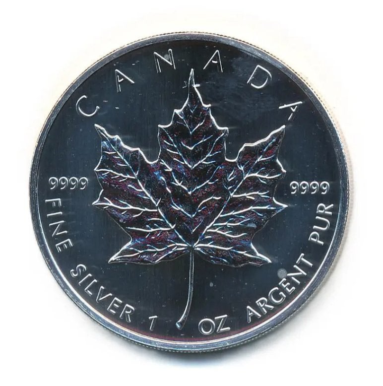 Canada 1 ounce 2004 Maple leaf zilver, Ophalen of Verzenden, Zilver