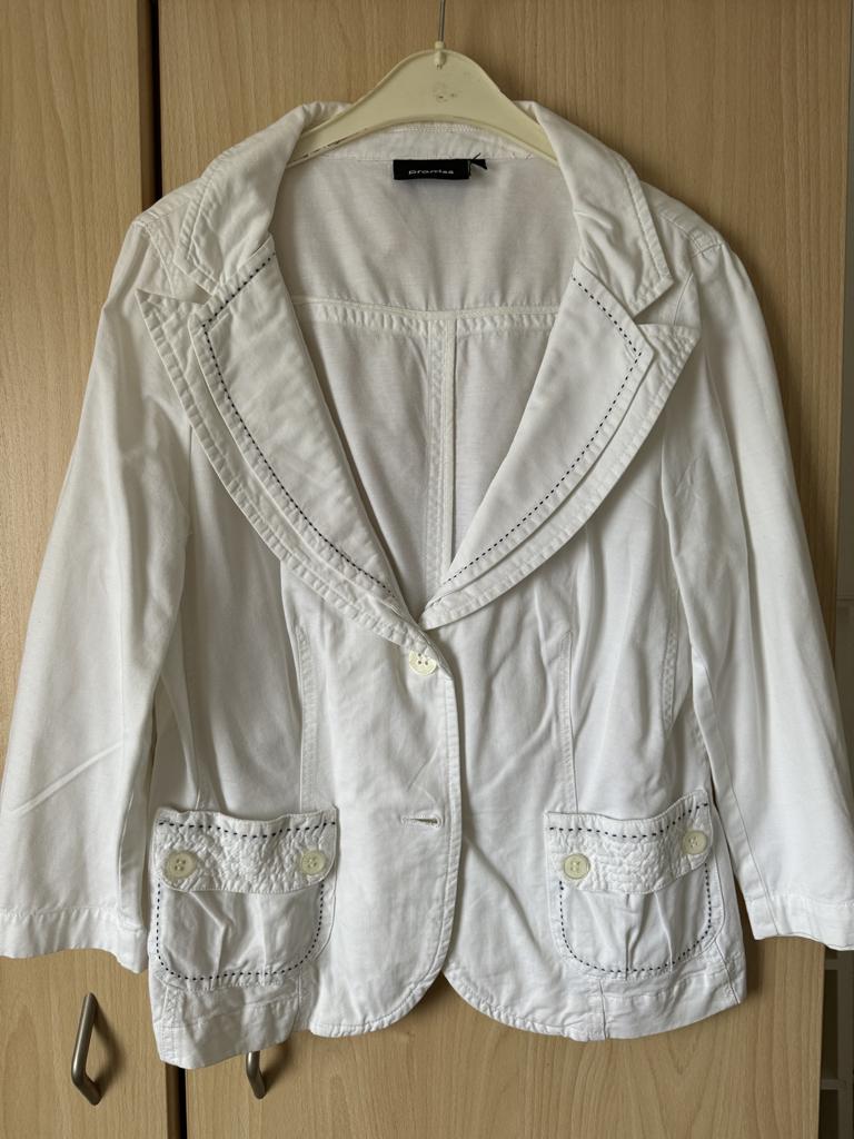 Blouse jack Promis, wit, maat 42, Promiss, Wit, Maat 42/44 (L), Ophalen of Verzenden