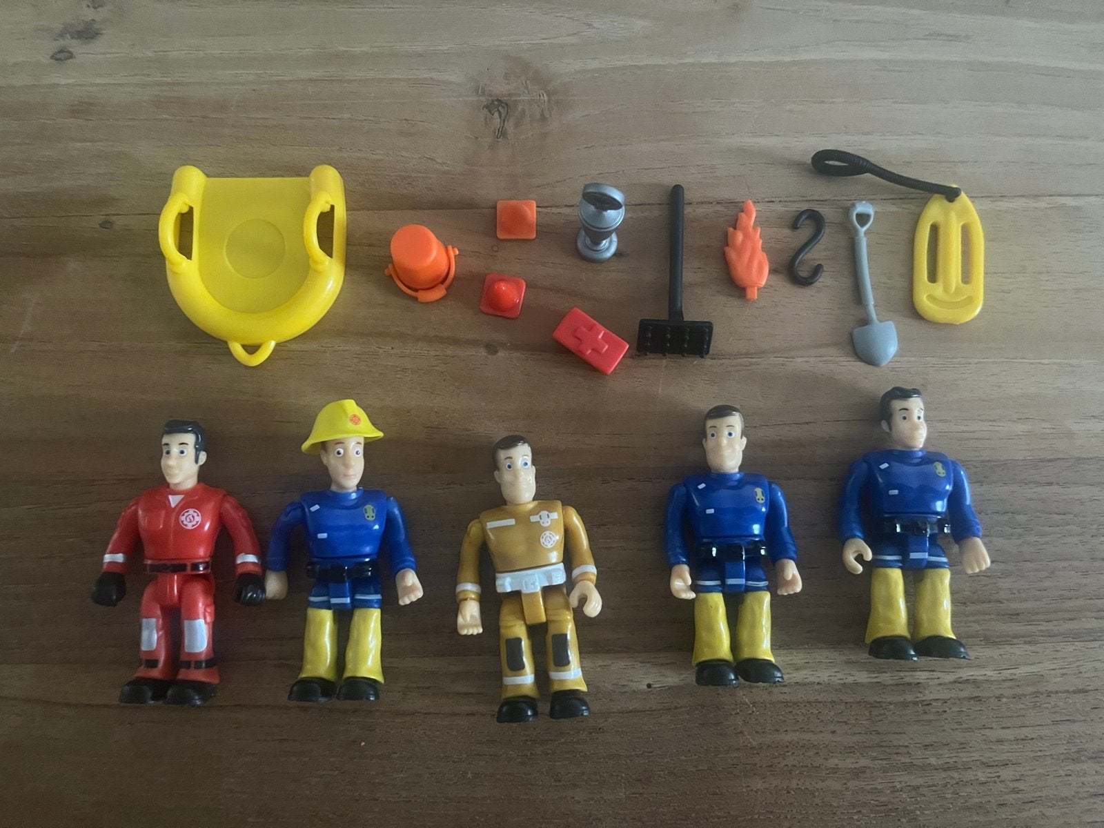 Brandweerman Sam figuren en accessoires, Kinderen en Baby's, Speelgoed | Actiefiguren, Ophalen of Verzenden, Gebruikt