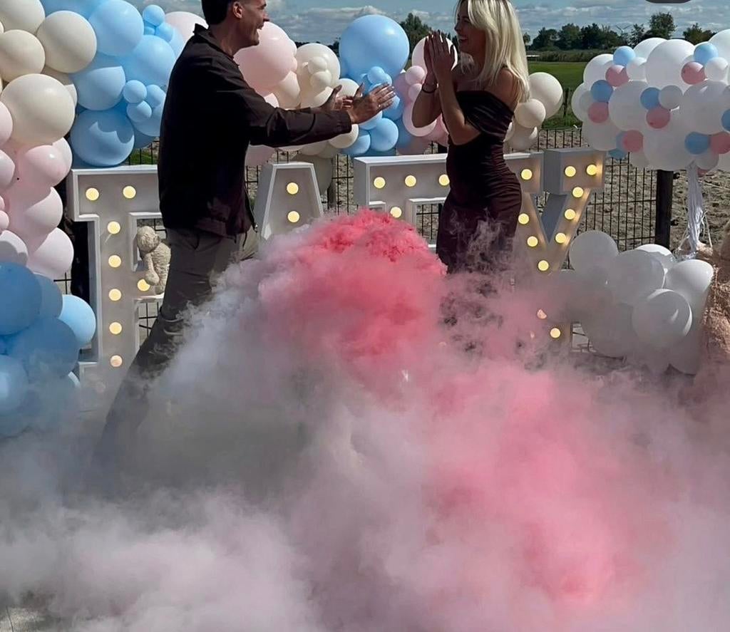 Gender reveal droogijspakket huurprijs., ., Overige typen, Nieuw, Ophalen of Verzenden