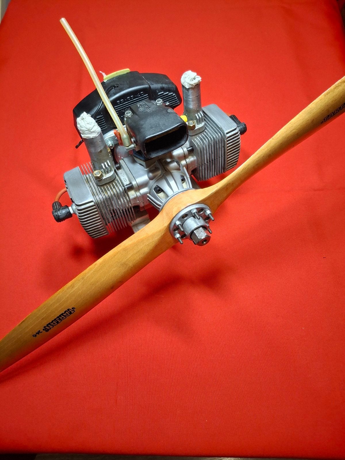 Tartan Twin 77 motor, Hobby en Vrije tijd, Ophalen of Verzenden, Gebruikt
