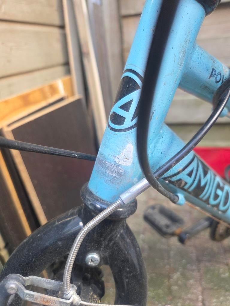 Kinderfiets 24 inch - Blauw, Ophalen, 20 inch of meer, Gebruikt, Velgrem