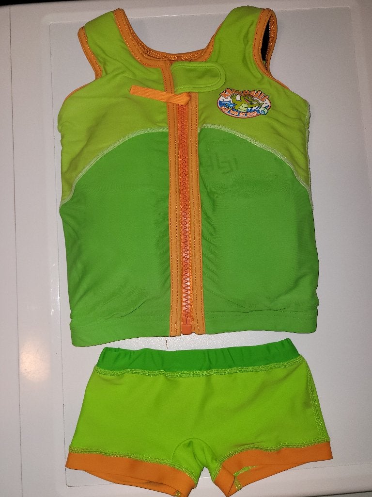 Zwem / Drijf Vest Laco + Broek Mt S. 3½ - 4½ Jr / 14-17 Kg, Gebruikt, UV-zwemkleding, Jongen of Meisje, One size