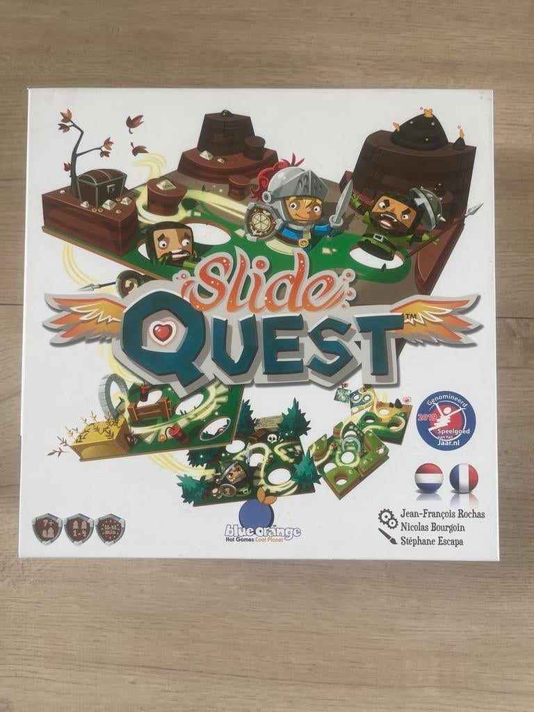 Slide Quest Bordspel - Avontuurlijk Coöperatief Spel, Hobby en Vrije tijd, Gezelschapsspellen | Bordspellen, Een of twee spelers