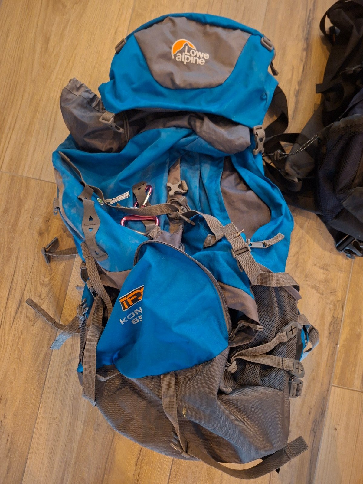 lowe alpine grote en kleine backpack met flightbag, Ophalen of Verzenden, 40 cm of meer, Overige merken, 60 cm of meer