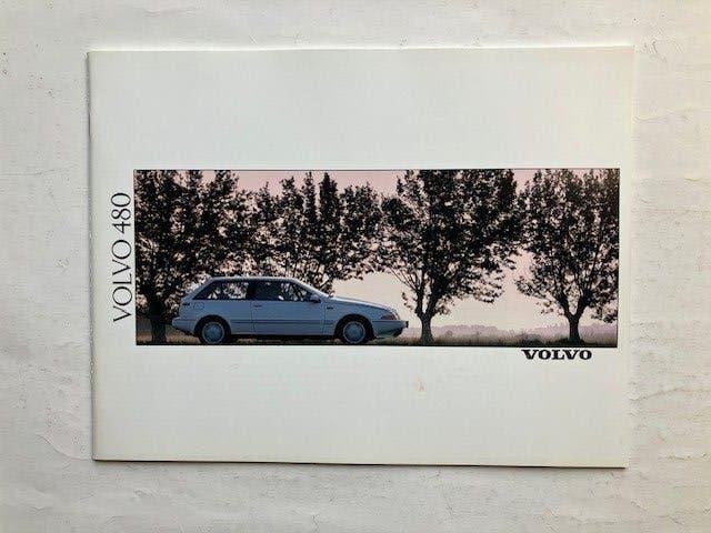 Volvo 480 Brochure - Origineel uit 1990      NL, Gelezen, Volvo, Volvo Cars, Ophalen of Verzenden