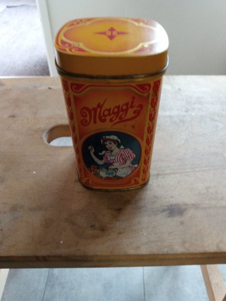 maggi blikje, Ophalen of Verzenden, Gebruikt, Overige, Overige merken