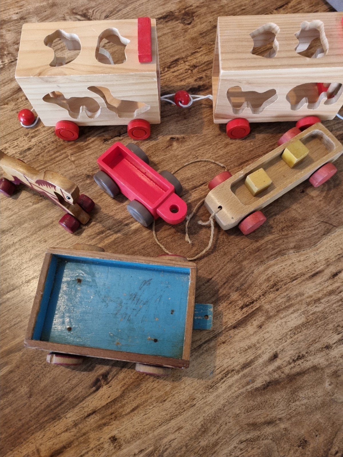 Vintage houten speelgoed, Ophalen of Verzenden