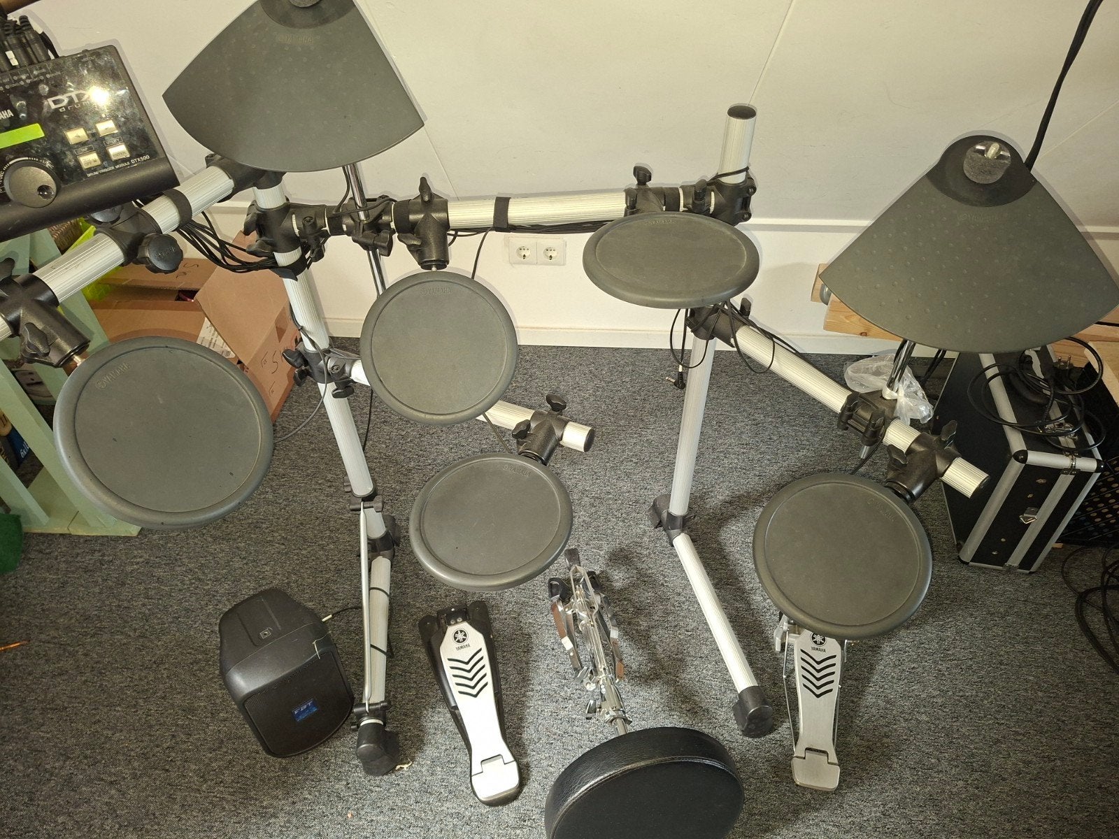 Yamaha DTX500 Elektronisch Drumstel met Upgrades, Muziek en Instrumenten, Ophalen, Gebruikt, Yamaha, Elektronisch