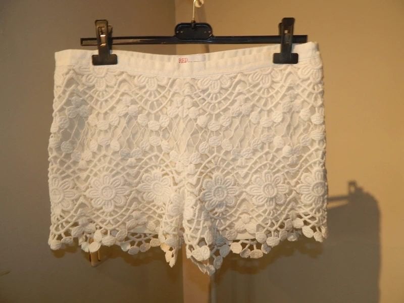 Red Valentino gehaakte korte short bloemen mt I44